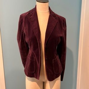 Gorgeous gap sz 4 velvet jacket